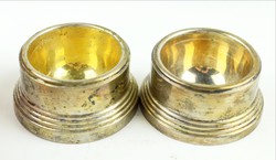 Ezüst fűszertátó párban aranyozott