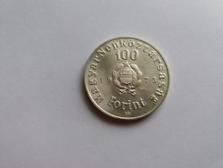 Gyönyörű MNK ezüst 100 Forint 1973. Petőfi. 22 g.
