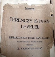 Ferenczy István levelei Tiszteletpéldány
