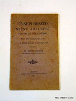 1918      /  ÜNNEPI BESZÉD  /  RÉGI EREDETI ÚJSÁG Szs.:  6606