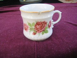Zsolnay piros  rózsás  , csésze  pajzsos  jelzés