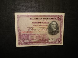 Spanyolország 50 pesetas 1928 Velazquez