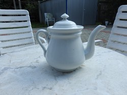 Antique Czech thick-walled white bieder spout - tea spout