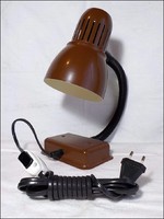 Retro Elektrofém asztali - fali lámpa sosem használt eredeti dobozával