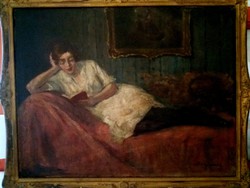 Benjamin Hermann (1881-1942)   Olvasó nő