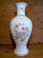 Kézzel festett Hollóházi nagy porcelán váza 35 cm. !