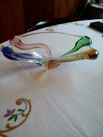F. Zemek: álomszép üveg kínáló, asztalközép