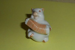  Herendi mini porcelán figura- 4 cm méretű 