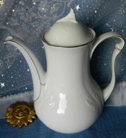Seltmann Weiden, MELANIE porcelán, teás kancsó, kiöntő fehér