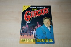 Bobby Roberts Super Circus Souvenir Brochure - cirkusz katalógus