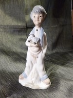 NAO (LLADRO) Spanyol porcelán figura 20 cm magas
