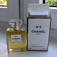 Chanel no 5 francia parfüm 50 ml vaporisateur ,bontatlan új Marionnaudban vásárolt.
