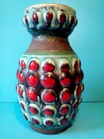 West Germany Mid Century különleges kerámia váza