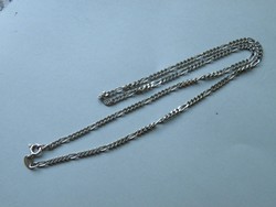KK19 - Szép Ezüst figaro nyaklánc 45 cm 8.2 gramm