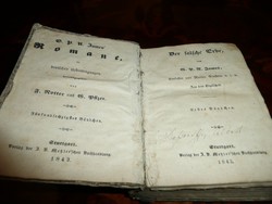 Dessewffy Albert (1805-1865) szignójával ellátott antik könyv 1843-ból