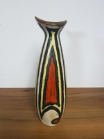 Csodálatos retró kerámia váza pazar színekkel
