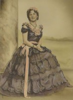 0T227 Antique Rozgonyi Artistic Female Portrait Photography