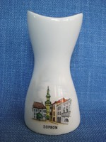 Sopron szuvenír Aquincumi porcelán váza