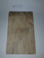 Világháború, Tábori posta Katona kép fegyverrel, szuronnyal,ásóval