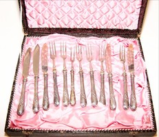 Silver Fish Pattern Cutlery Set in Box