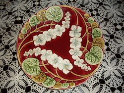 Antik majolika kínáló tányér