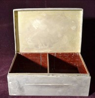 Ezüst - kártya doboz nagy méret