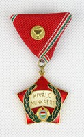0T348 Régi szocialista kitüntetés KIVÁLÓ MUNKÁÉRT