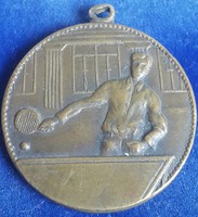 Ludvig Table Tennis Sports Medal 1932 Engraved, Double Sided, Size: 30mm, Eyelet,