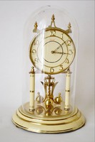Mantel Clock with Gold Decorations