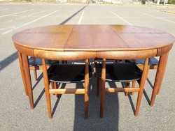 Hans olsen design for frem rojle mid century danish teak wood dining set 1960s