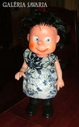 Antique wind-up ugly aunt toy