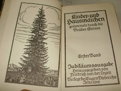 Grimm mesék 1912, szecessziós, gót betűs