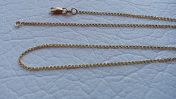 Arany 14 K női nyaklánc,teljesen új 45 cm, 2,25 gr.