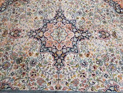 Kashmir selyem kézi csomózású szőnyeg