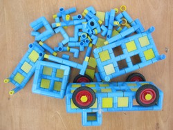 Jáva retro műanyag építő játék