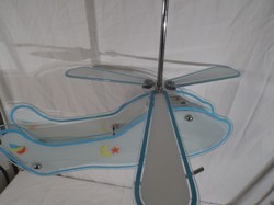 Chandelier - helicopter - glass 53 x 48 cm - perfect