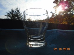 Antik kis nehéz metszett pohár-7,5 cm