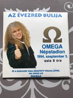 Omega koncert belépő 1994 szeptember 4 - ajándék cd-vel