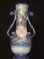 Lüszter màzas kék váza 