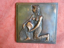 Jelzett Rácz Edit fali relief