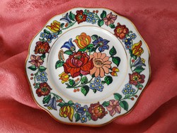 Bohemia kézzel festett porcelán tányér