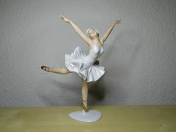 Wallendorf balerina porcelán figura hibátlan állapotban