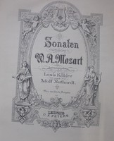 3 db régi kotta  Mozart sonaten Személyes átadás Budapest .