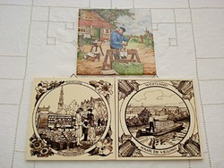 Dutch faience tiles pictures, wall decorations