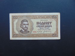 50 dinár 1942 Szerbia