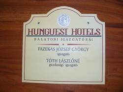 RELIKVIA  Ezüstpart Hotel SIÓFOK HUNGEST FAZEKAS JÓZSEF GYÖRGY, Tóth Lászlóné