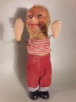 Antik játék óraműves sün süni figura nagy méretű