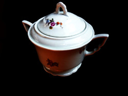 Zsolnay sugar bowl with elbow tabs