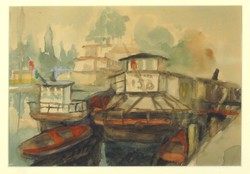 Ferenc Boldogfai Hajgató: Siófoki Harbor