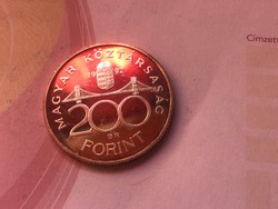 1992 ezüst 200 Ft PP Ritka